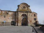 Corridonia, Porta Romana in der Via Santa Croce (29.03.2022)