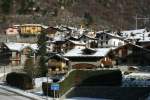 Blick auf die Altstadt von Courmayeur.