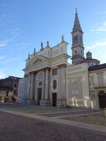 Alessandria, Dom San Pietro an der Piazza della Cattedrale, erbaut bis 1810 durch Edoardo Arbori Mella (02.10.2018)
