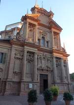 Cherasco, Klosterkirche Santa Maria del Popolo, Via Nostra Signora del Popolo, erbaut von 1693 bis 1702 durch Sebastiano Taricco (03.10.2018)