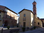 Bene Vagienna, Kirche San Rocco, erbaut 1630 durch die Familie Borra (03.10.2018)