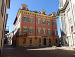 Cuneo, historischer Palazzo in der Via Santa Croce (03.10.2018)