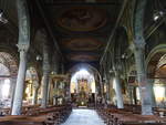 Baceno, Innenraum der Pfarrkirche San Gaudenzio, erbaut im 14.