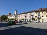 Montanaro, Gebude an der Piazza Luigi Massa (04.10.2018)