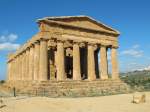 Agrigento, Dorischer Tempel Tempio della Concordia am 23.