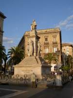 Catania, Denkmal fr den Komponisten Vincenzo Bellini (17.03.2009)