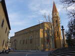 Arezzo, Dom San Donato,  gotische dreischiffige Basilika, erbaut ab 1276 (26.03.2022)