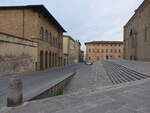 Arezzo, Stadtbibliothek und Dizesan Musem an der Piazza del Duomo (26.03.2022)