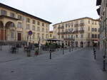 Arezzo, Palste an der Piazza Badia (26.03.2022)
