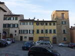 Arezzo, Huser an der Piazza Santa Maria in Gradi (26.03.2022)