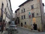 Anghiari, Palazzo Taglischi an der Piazza Goffredo Mameli (02.04.2022)