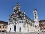 Lucca, Pfarrkirche San Michele in Foro, erbaut ab 1143 (18.06.2019)