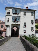 Pontremoli, historisches Stadttor in der Via della Cresa (22.06.2019)