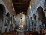 Pisa, Innenraum der Pfarrkirche San Michele in Borgo, Gemlde von Matteo Rosselli und  Aurelio Lomi (18.06.2019)