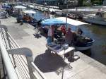 schwimmender Fischmarkt in Viareggio, Foto am 14.5.2014  