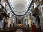 Pistoia, barocker Innenraum der Pfarrkirche Santo Spirito (16.06.2019)