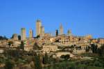 Blick aus San Gimignano; 14.01.2012