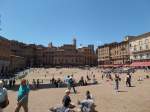 Piazza del Campo in Sienna , Foto am 20.5.2014  