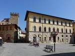 Poggibonsi, Palazzo Pretorio an der Piazza Cavour, heute Rathaus (17.06.2019)