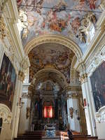 Siena, Hochaltar und Fresken im Santuario Casa di Santa Caterina (17.06.2019)