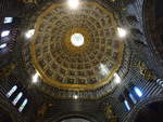 Siena, Blick in die Kuppel der Kathedrale Santa Maria Assunta (17.06.2019)