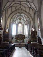 Klausen, gotischer Innenraum der Pfarrkirche St.
