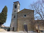 Colpiccione, Pfarrkirche San Silvestro an der Strada Provinciale 143 (26.03.2022)