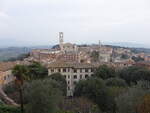 Perugia, Basilika San Domenico an der Piazza Giordano Bruno (26.03.2022)