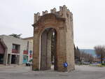 Foligno, Stadttor Porta Felicianetto, erbaut im 14.