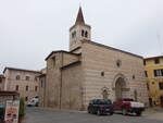 Foligno, Pfarrkirche San Salvatore, erbaut bis 1239 (27.03.2022)