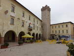 Trevi, Palazzo Comunale an der Piazza Mazzini (27.03.2022)