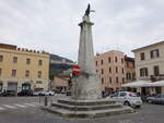 Spoleto, Denkmal an der Piazza Giuseppe Garibaldi (27.03.2022)