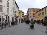 Spoleto, Huser an der Piazza del Mercato (27.03.2022)