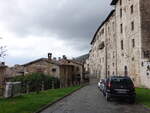 Gubbio, Huser in der Via Baldasini (01.04.2022)