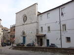 Amelia, Pfarrkirche Sant Agostino, erbaut ab 1288 (28.03.2022)