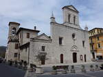 Arrone, Pfarrkirche Santa Maria, erbaut im 15.
