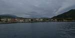 Wir haben den Anleger in Garda am Gardasee verlassen und Blicken auf Garda.