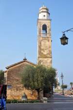 LAZISE (Provincia di Verona), 06.10.2011, San Nicolò, romanische Kirche aus dem 12.Jh.