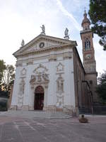 Noventa Padovana, Pfarrkirche San Pietro, erbaut von 1747 bis 1749 (28.10.2017)