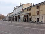 Fratta Polesine, Gebäude an der Piazza Martiri und Via Roma (28.10.2017)
