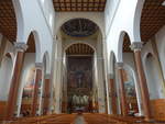 Montegrotto, Innenraum des Doms San Pietro, Fresken von Armando Migliolaro (29.10.2017)