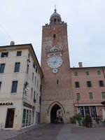 Castelfranco Veneto, Torre Civico in der Via Francesco Maria Preti (18.09.2019)