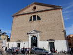 Ghioggia, Pfarrkirche San Giacomo, erbaut bis 1790 durch Domenico Pelli (19.09.2019)