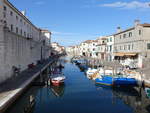 Chioggia, historische Palazzos am Canale Vena (19.09.2019)