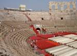 Verona, Rmisches Amphitheater mit Sitzen fr die Opernfestspiele   (07.09.2006)