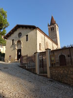 Soave, Kirche Santa Maria di Monte Santo, erbaut 1443 (07.10.2016)