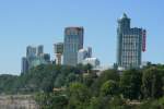 Die Skyline von Niagara Falls.