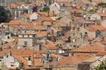 Blick auf die Ziegeldcher von Dubrovnik.