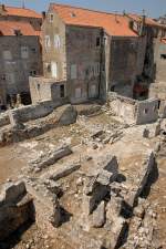 Ruine in der Altstadt von Dubrovnik.