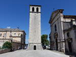 Pula, Dom Maria Himmelfahrt, erbaut ab 1242, Glockenturm erbaut bis 1707 (29.04.2017)